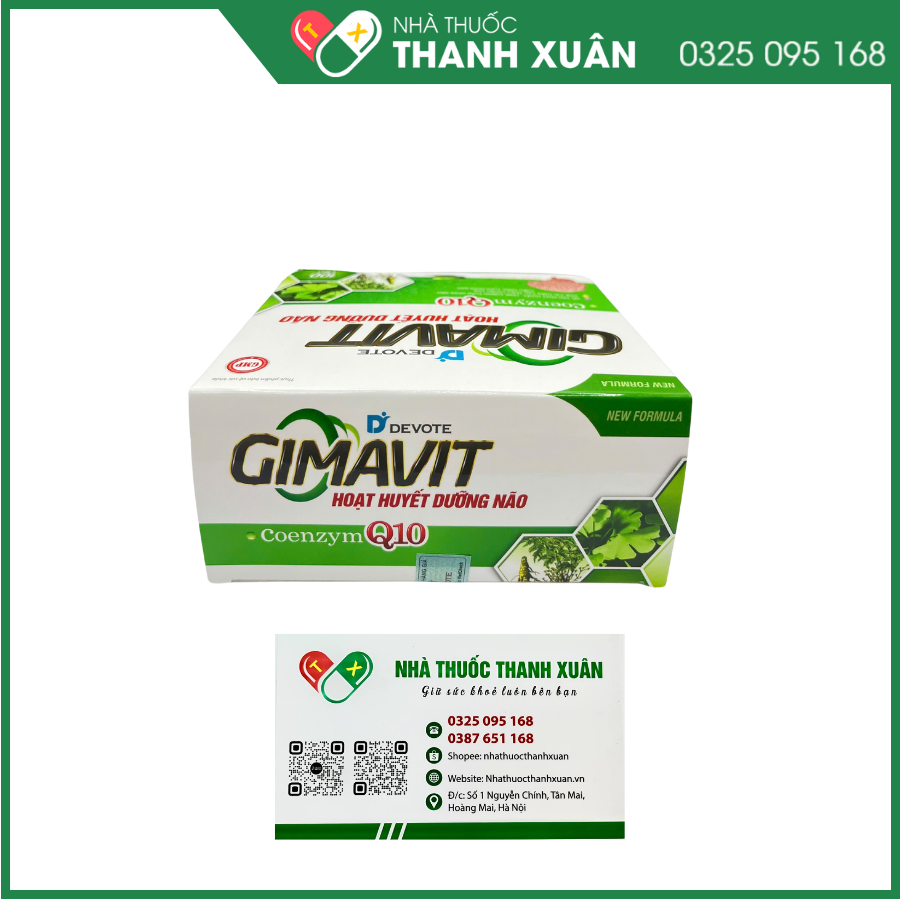Devote Gimavit - Hỗ trợ hoạt huyết, tăng cường tuần hoàn và lưu thông máu não